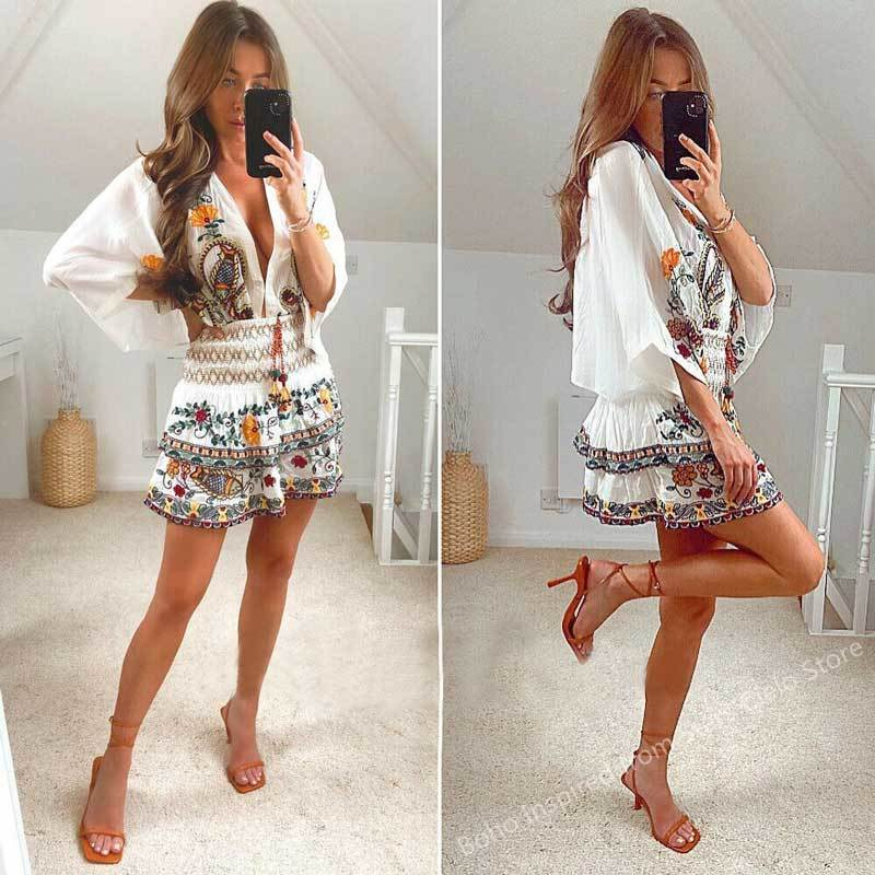 Zama Embroidered 2 Piece Set