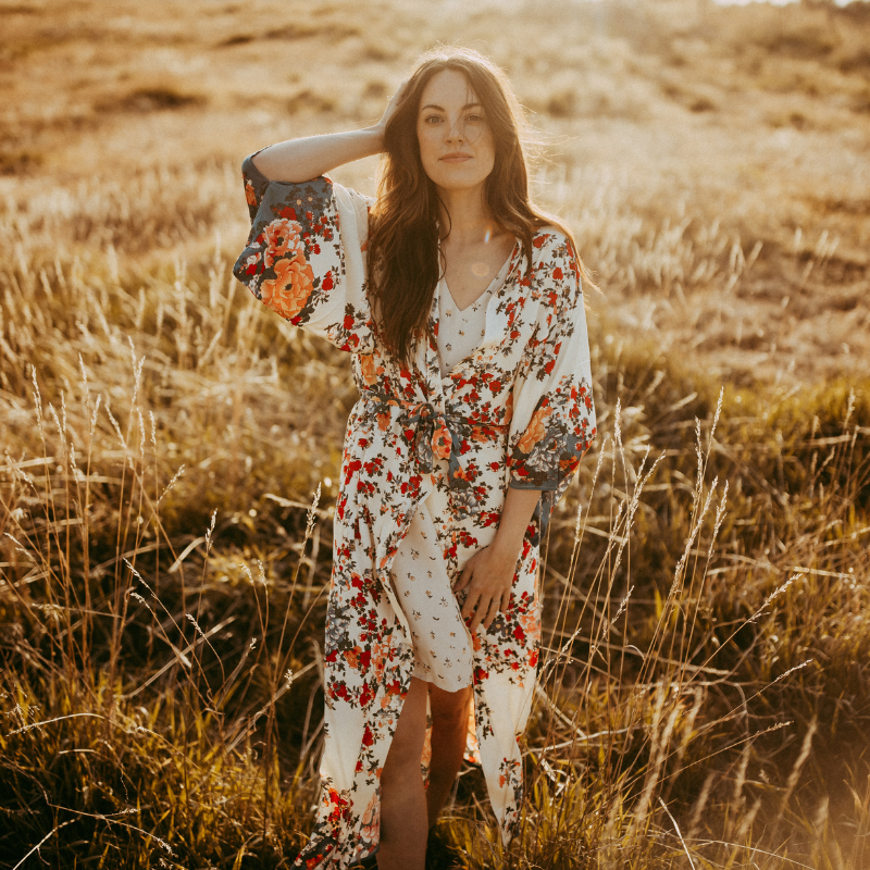 Summer floral Kimono
