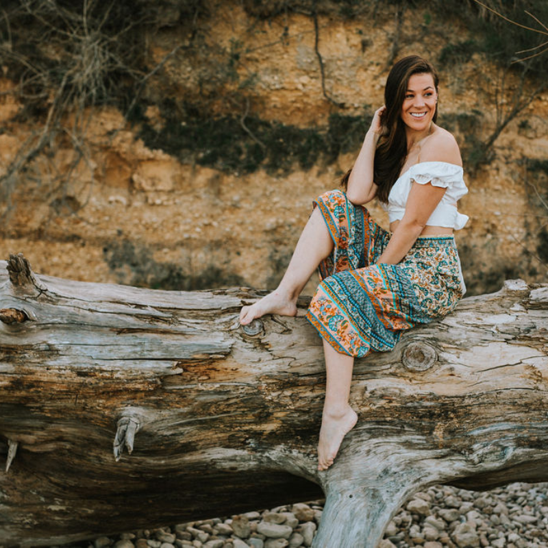 Paisley Floral Print Skirt
