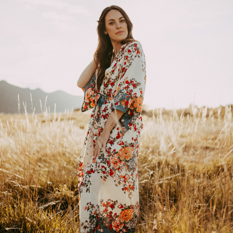 Summer floral Kimono