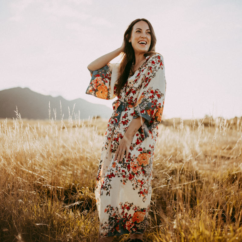 Summer floral Kimono