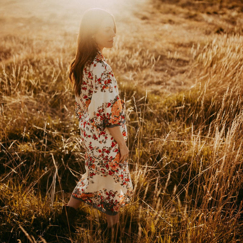 Summer floral Kimono