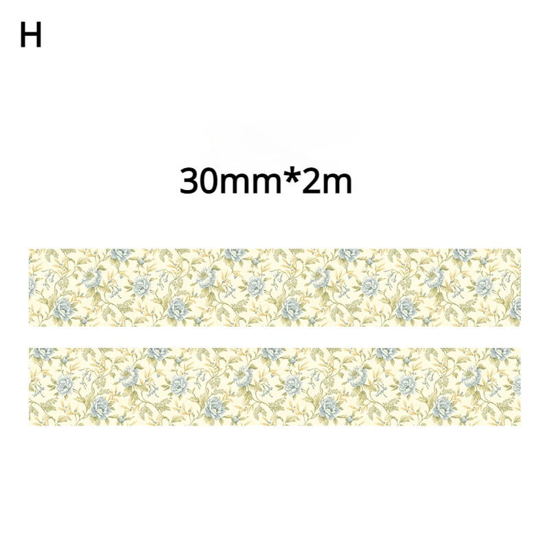 Vintage Plant Flower Stickers Tapes