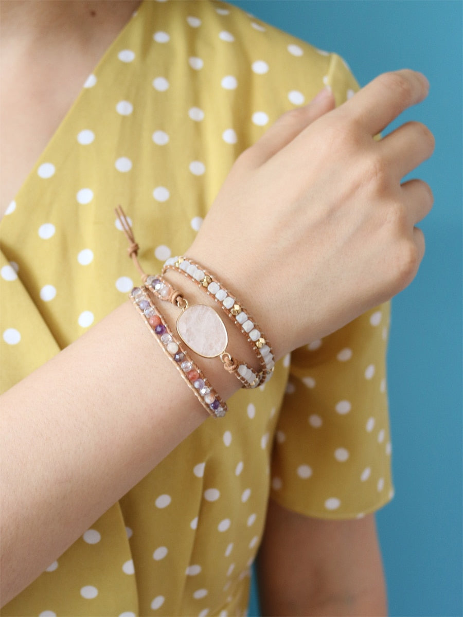 Crystal Bead Bracelet