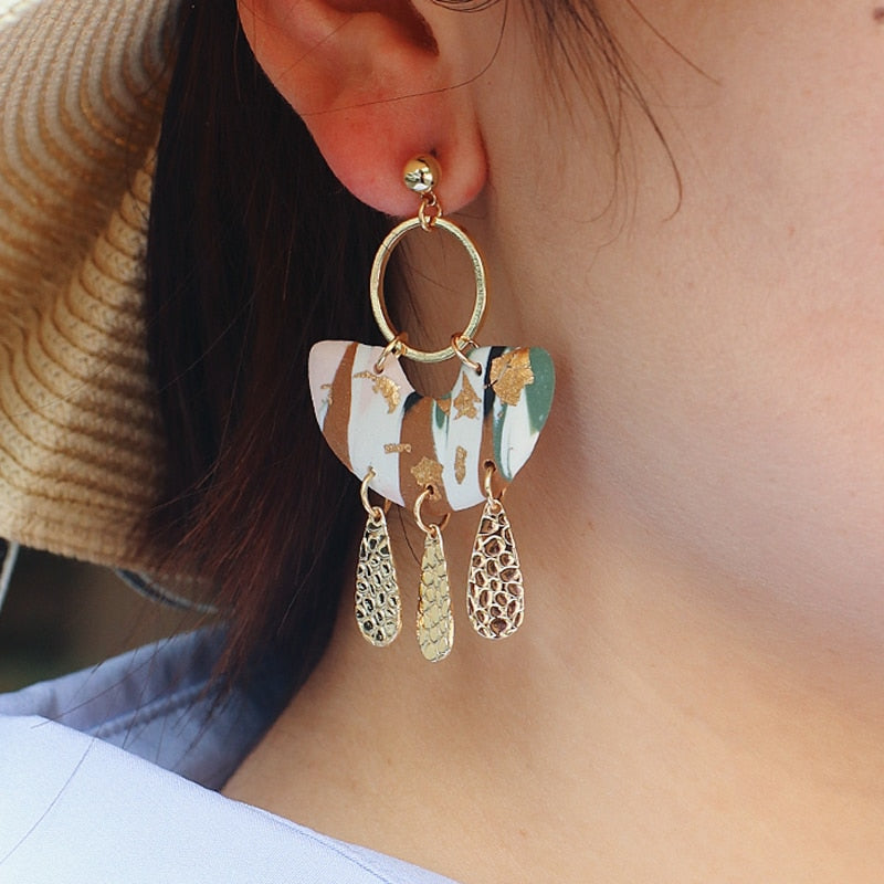 Clay Drop Earrings