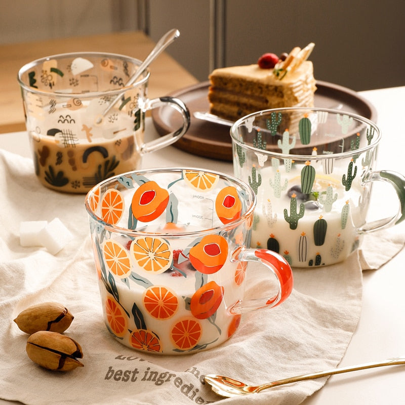 Boho Glass Mugs