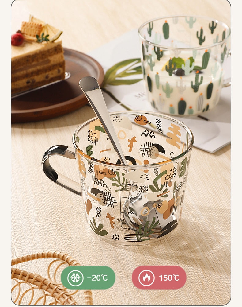 Boho Glass Mugs