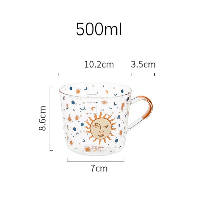 Boho Glass Mugs
