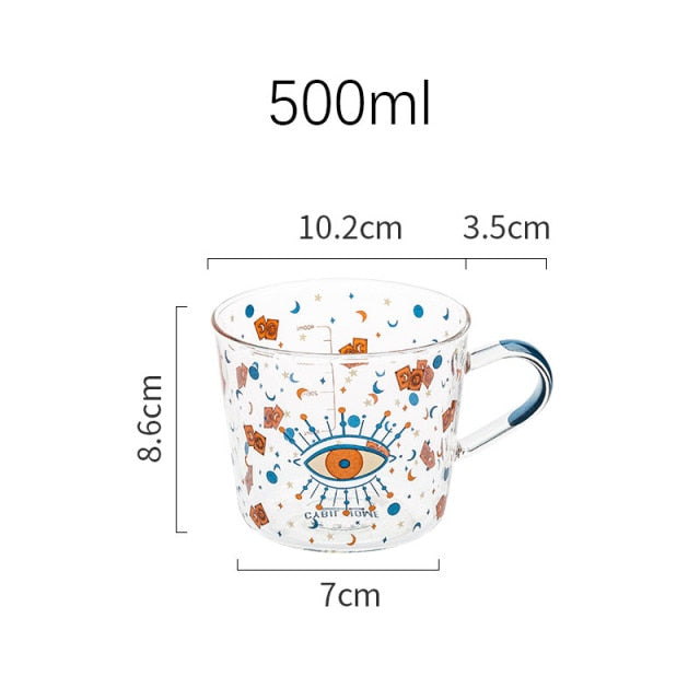 Boho Glass Mugs